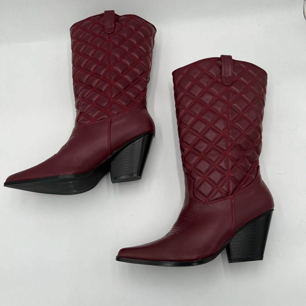 Cape Robbin Burgundy Heeled Boots
